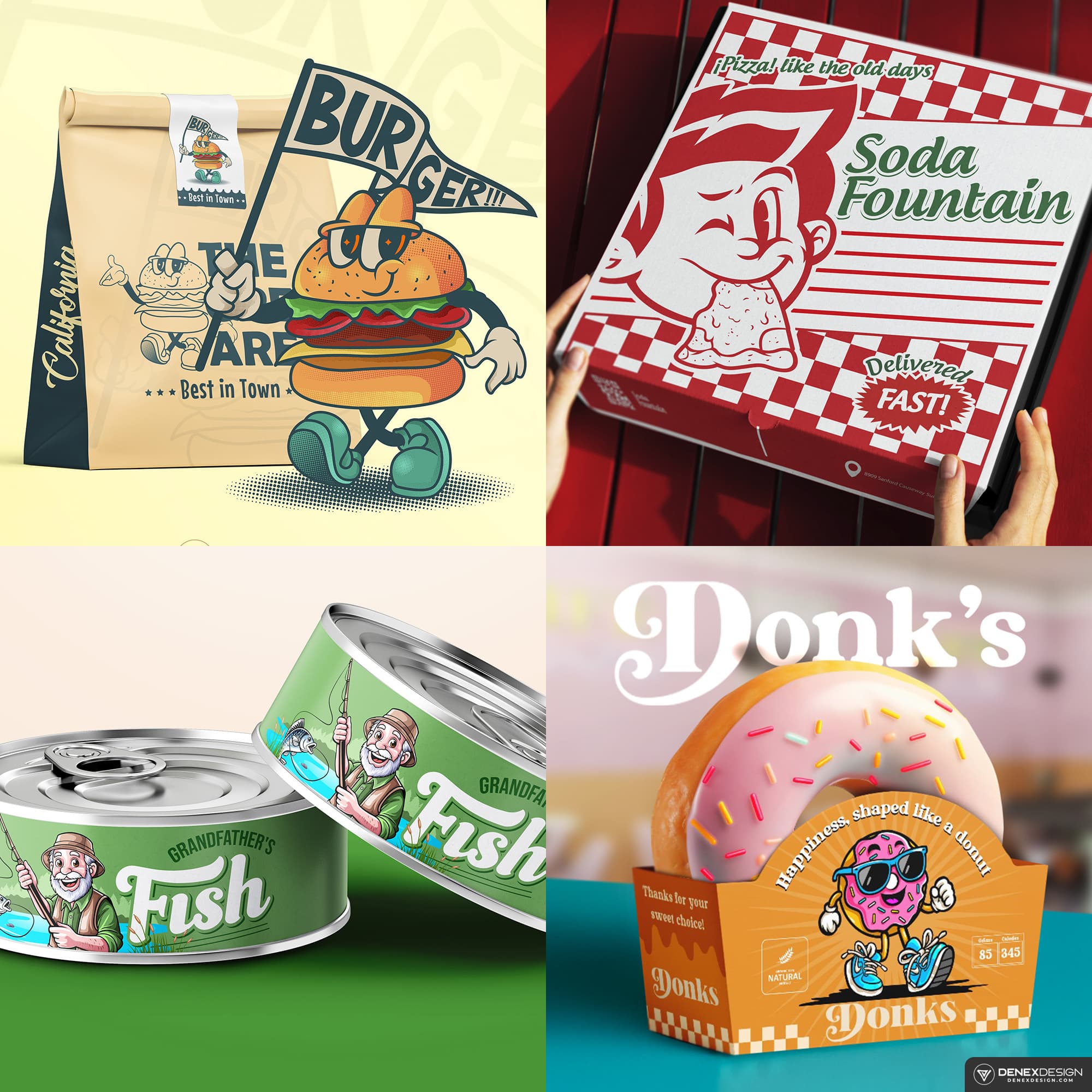 packaging design . denex